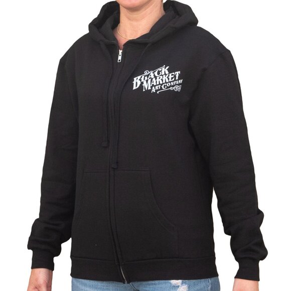 Lil Payase Women's Hoodie Custom Tattoo Artwork by Mouse Lopez S-M-L-XL-XXL NWT - Picture 2 of 5